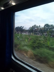 Train Journey in Java Indonesia